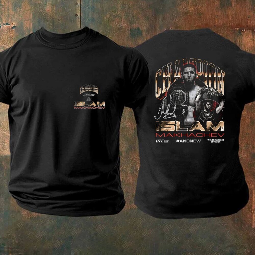 Islam Makhachev UFC 322 Champion 2025 TShirt 2